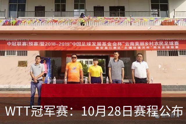 WTT冠军赛：10月28日赛程公布！国乒5人出战，世界第一王曼昱首秀
